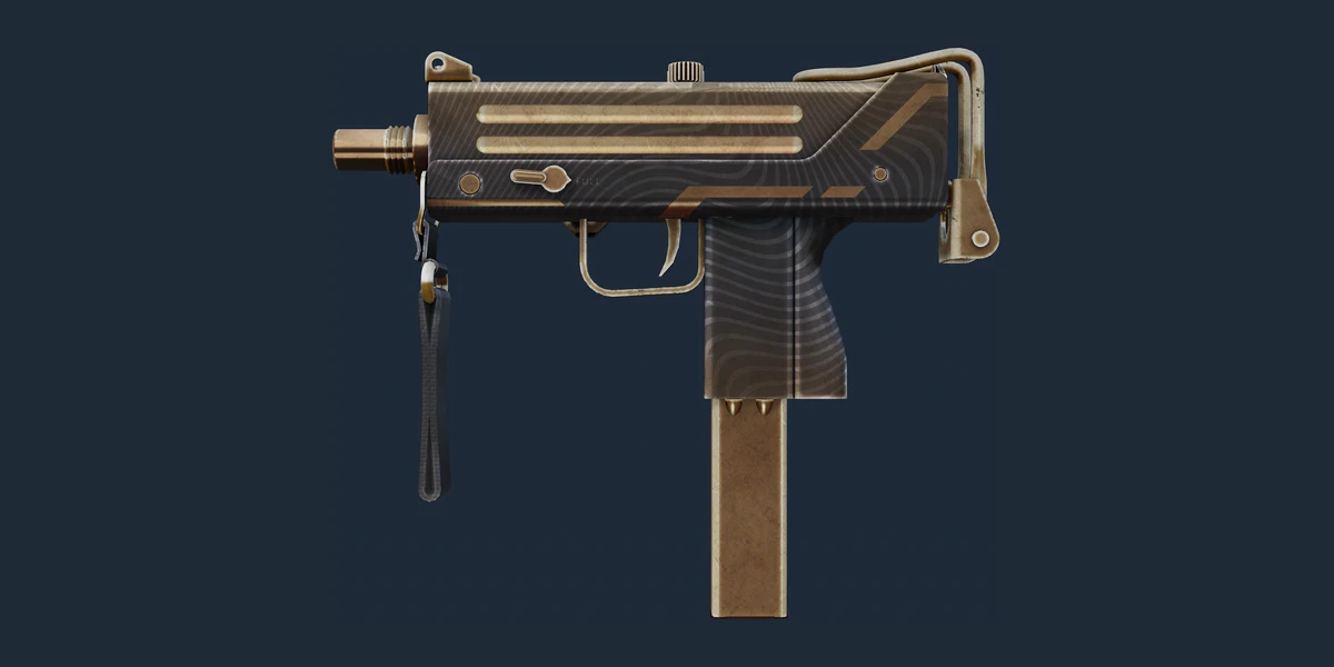 Преглед на MAC-10 | Отекващи пясъци (Белязан от битки)
