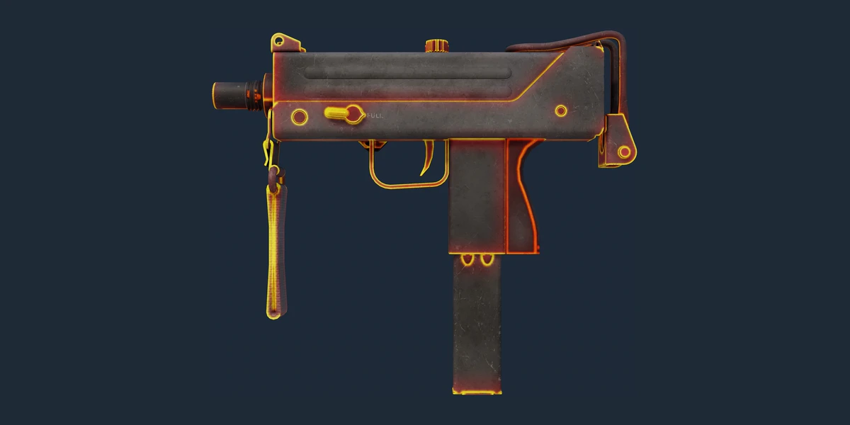 MAC-10 | Heat (Well-Worn) preview