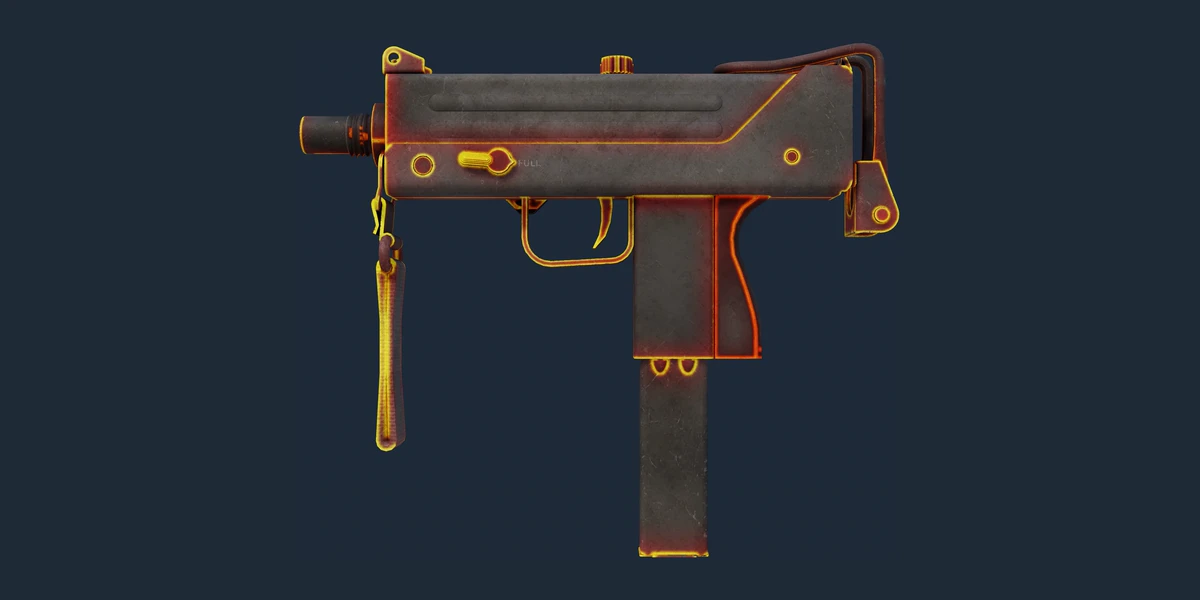 MAC-10 | Heat (Battle-Scarred) preview