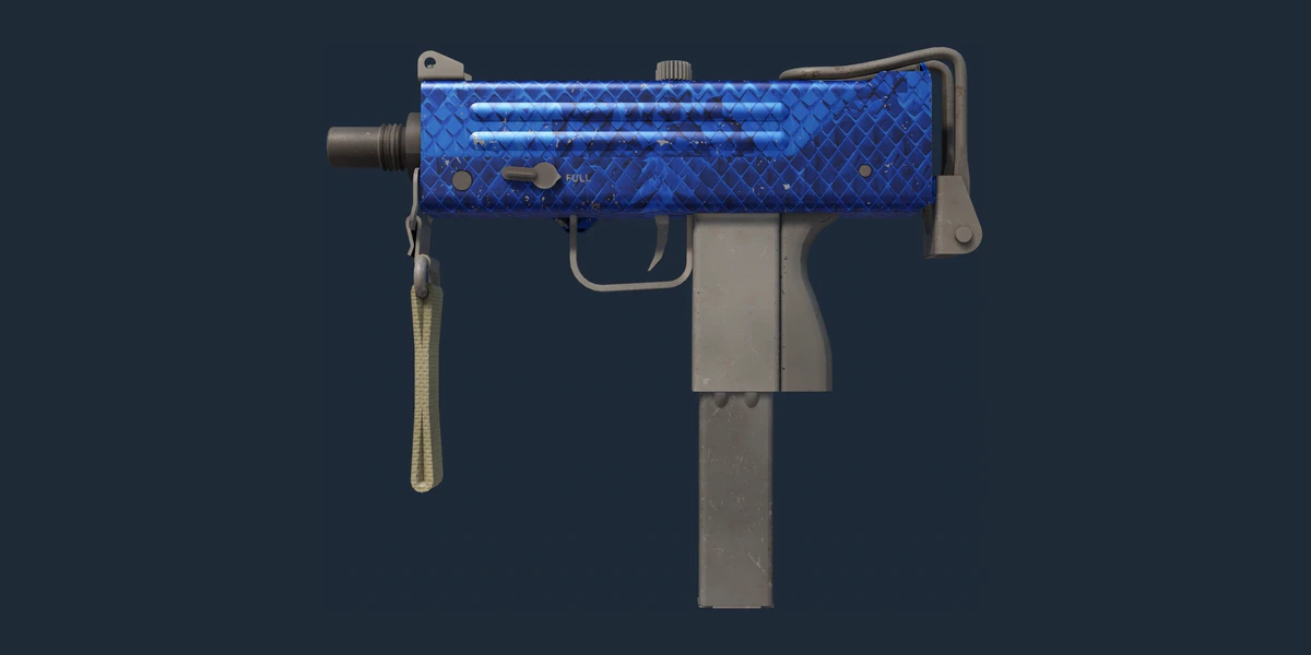 MAC-10 | Lapis Gator (Field-Tested) preview