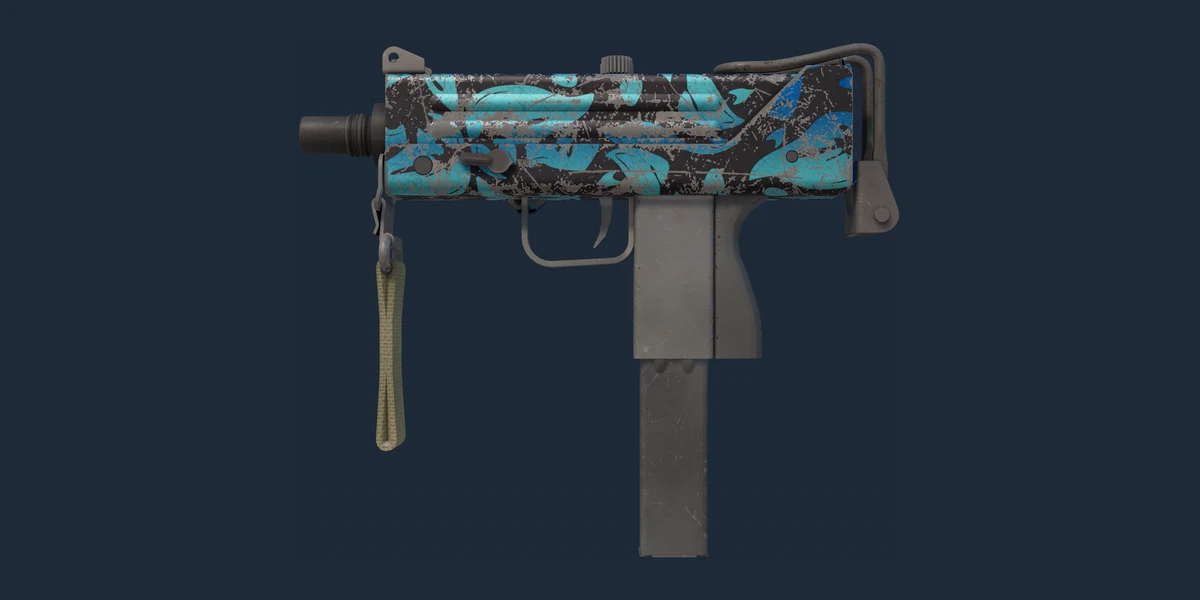 Vorschau von MAC-10 | Ozeanisch (Kampfspuren)