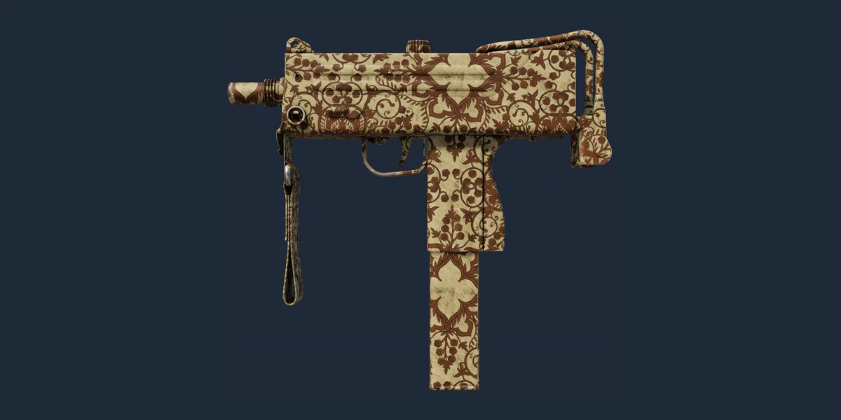 Xem trước MAC-10 (Lưu niệm) | Sienna Damask (FN - Mới cứng)