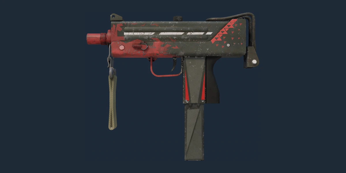 MAC-10 | Tatter (Well-Worn) preview