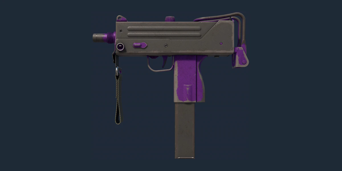 Náhled: MAC-10 | Ultraviolet (Poničený bojem)