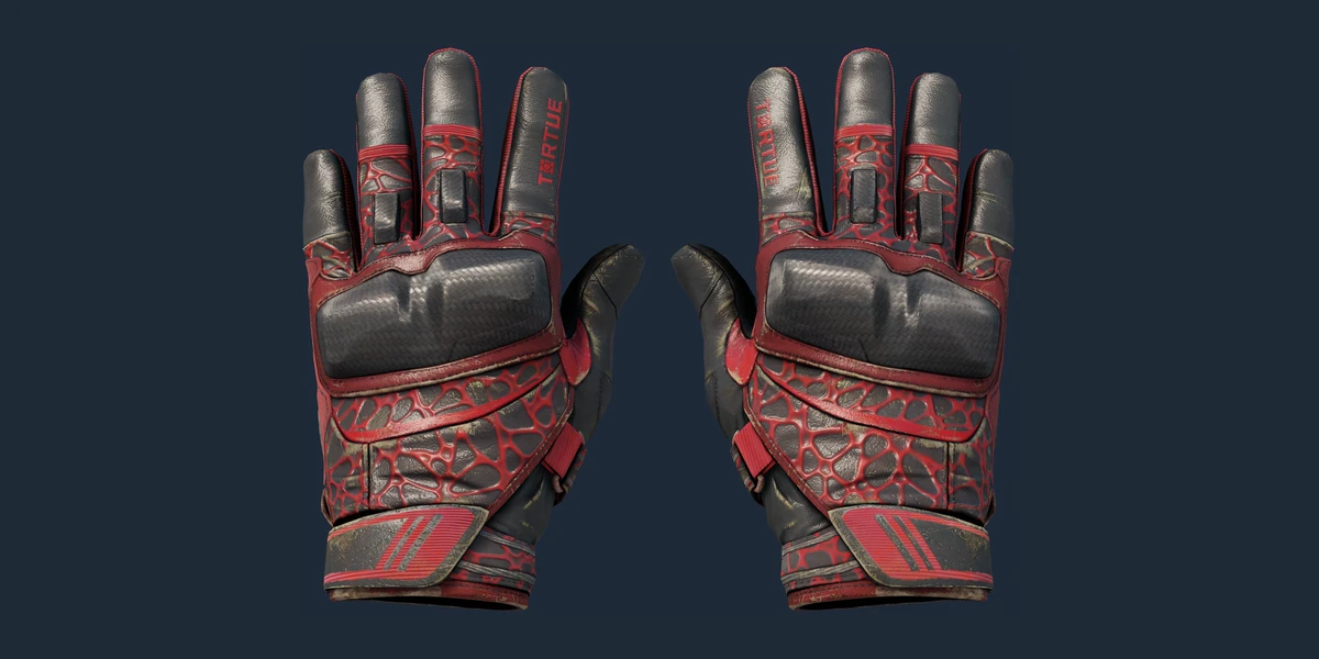 ★ Moto Gloves | Blood Pressure (Well-Worn) preview