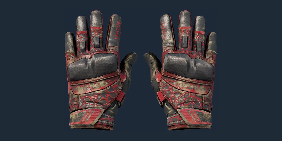 ★ Moto Gloves | Blood Pressure (Battle-Scarred) preview