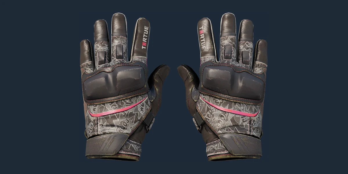 ★ Moto Gloves | Boom! (Well-Worn) preview