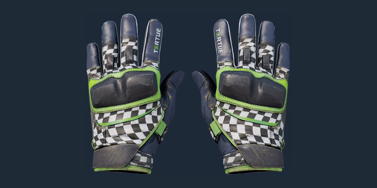 ★ Moto Gloves | Finish Line (Well-Worn) preview