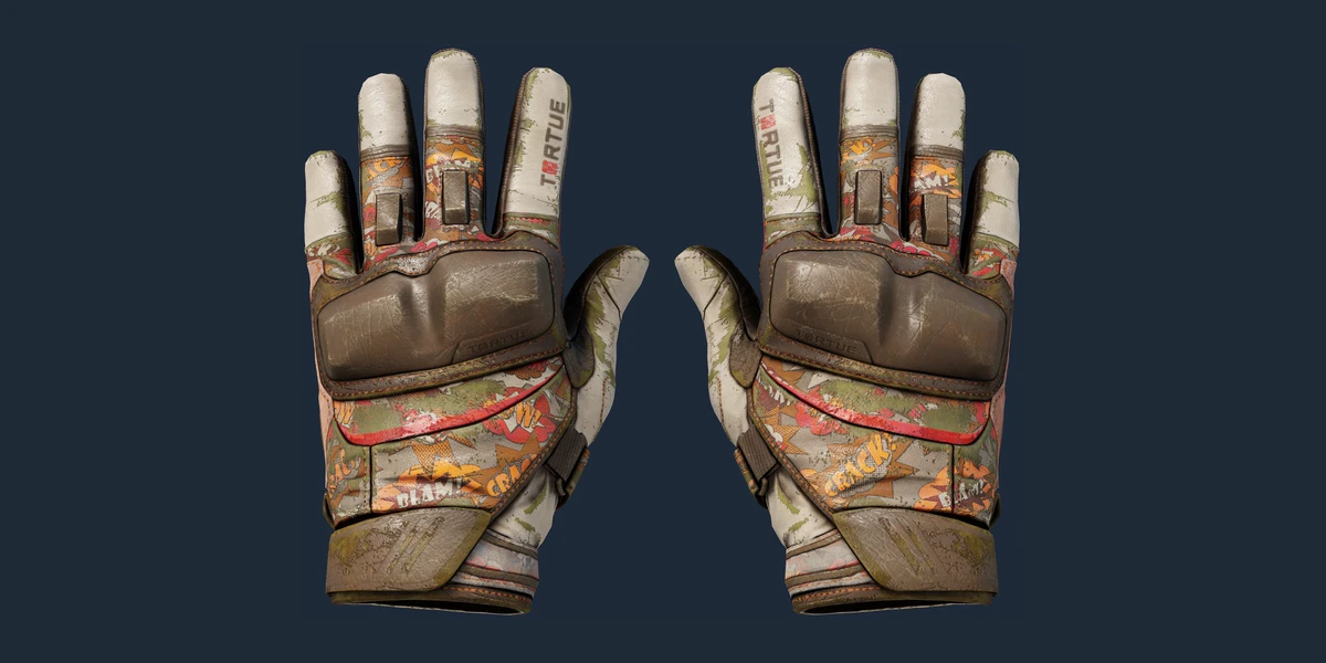★ Moto Gloves | POW! (Battle-Scarred) preview