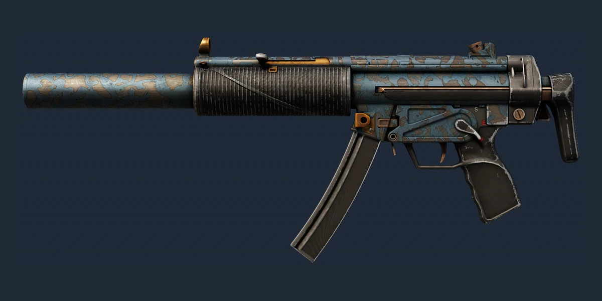 StatTrak™ MP5-SD | Acid Wash (Battle-Scarred) preview