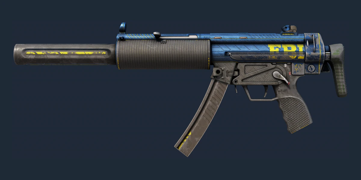 StatTrak™ MP5-SD | Agent (Battle-Scarred) preview