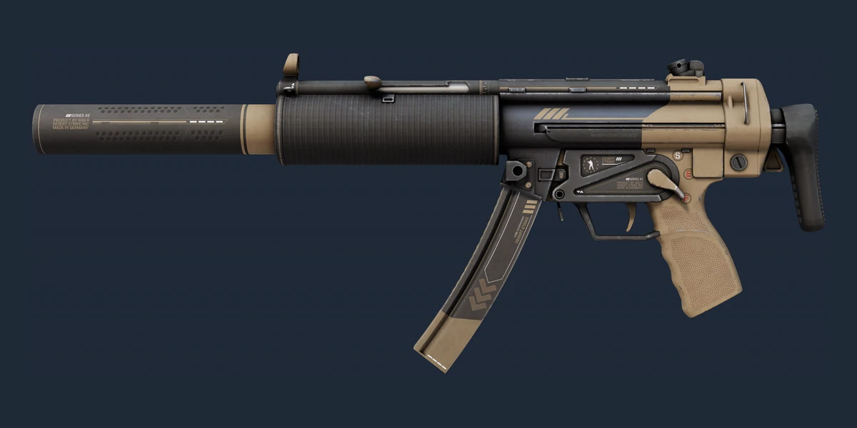StatTrak™ MP5-SD | Desert Strike (Field-Tested) preview