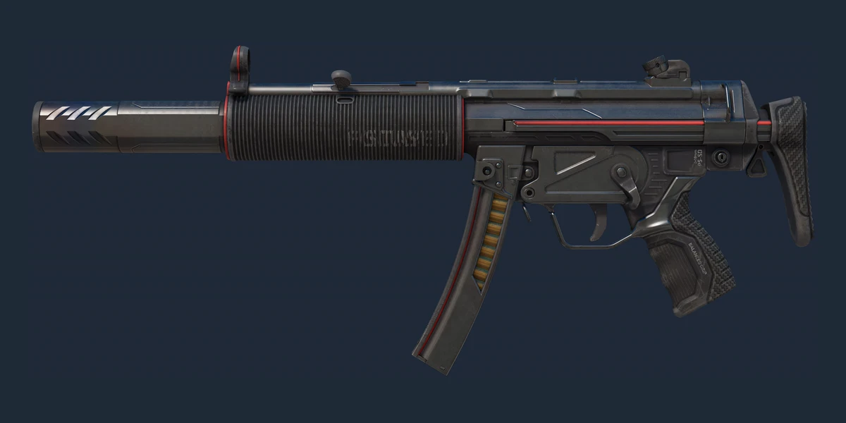 Souvenir MP5-SD | Focus (Well-Worn) preview