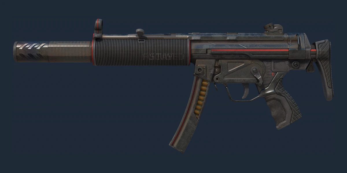 Náhled: MP5-SD (StatTrak™) | Focus (Poničený bojem)
