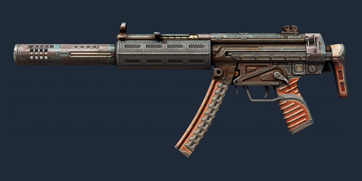 MP5-SD | Gauss (Battle-Scarred) preview