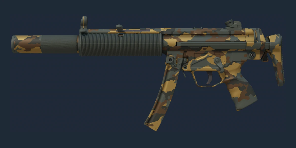 Podgląd: MP5-SD (pamiątka) | Płatek złota (prosto z fabryki)