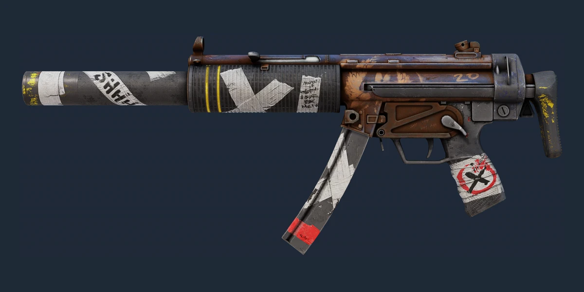 StatTrak™ MP5-SD | Kitbash (Battle-Scarred) preview
