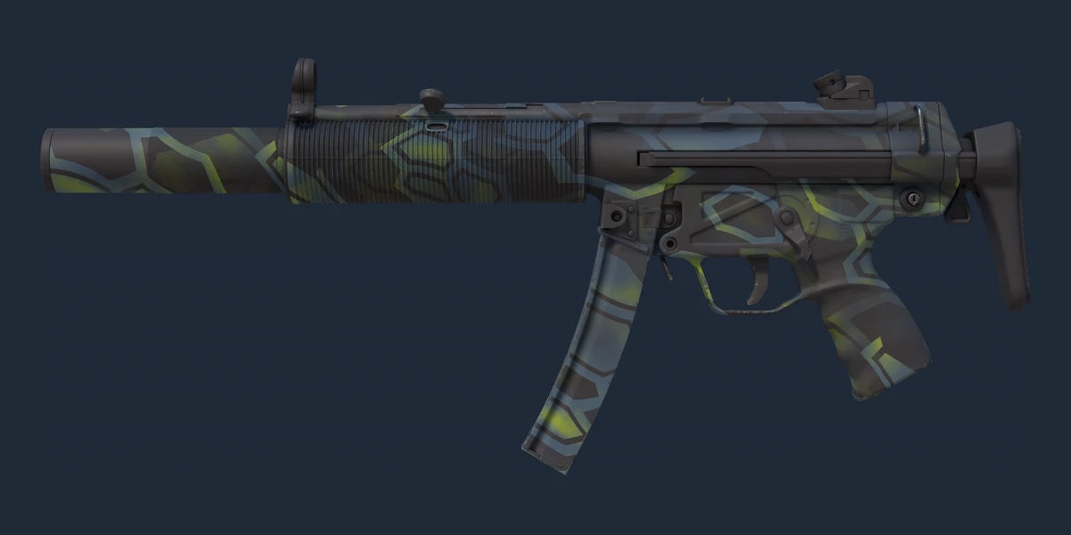 Souvenir MP5-SD | Lime Hex (Minimal Wear) preview