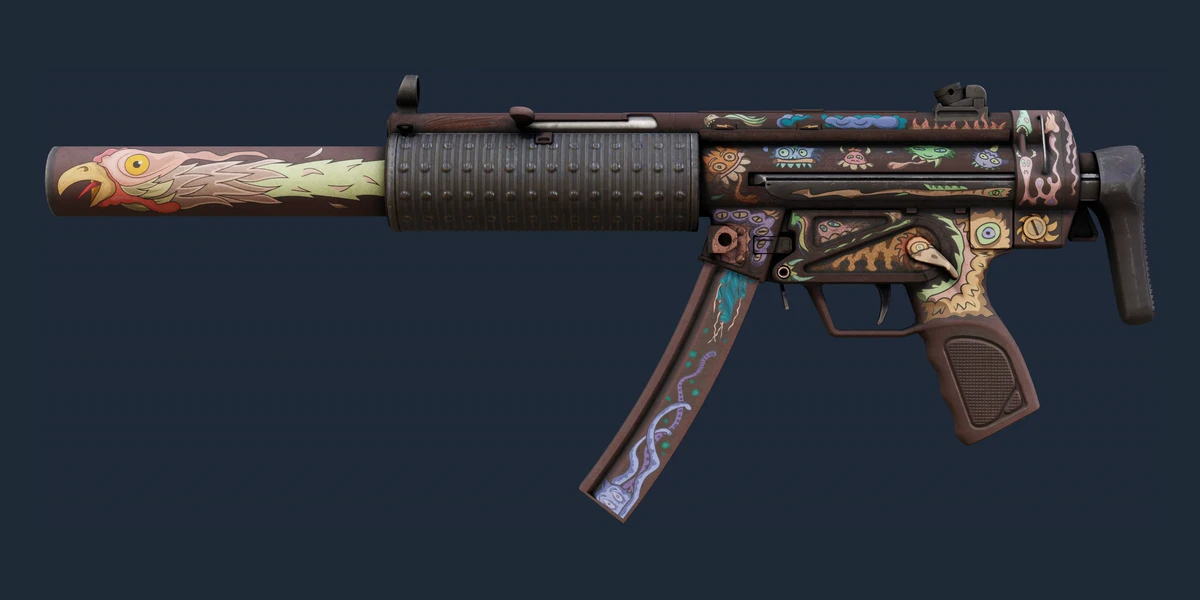 MP5-SD | Necro Jr. (Well-Worn) preview
