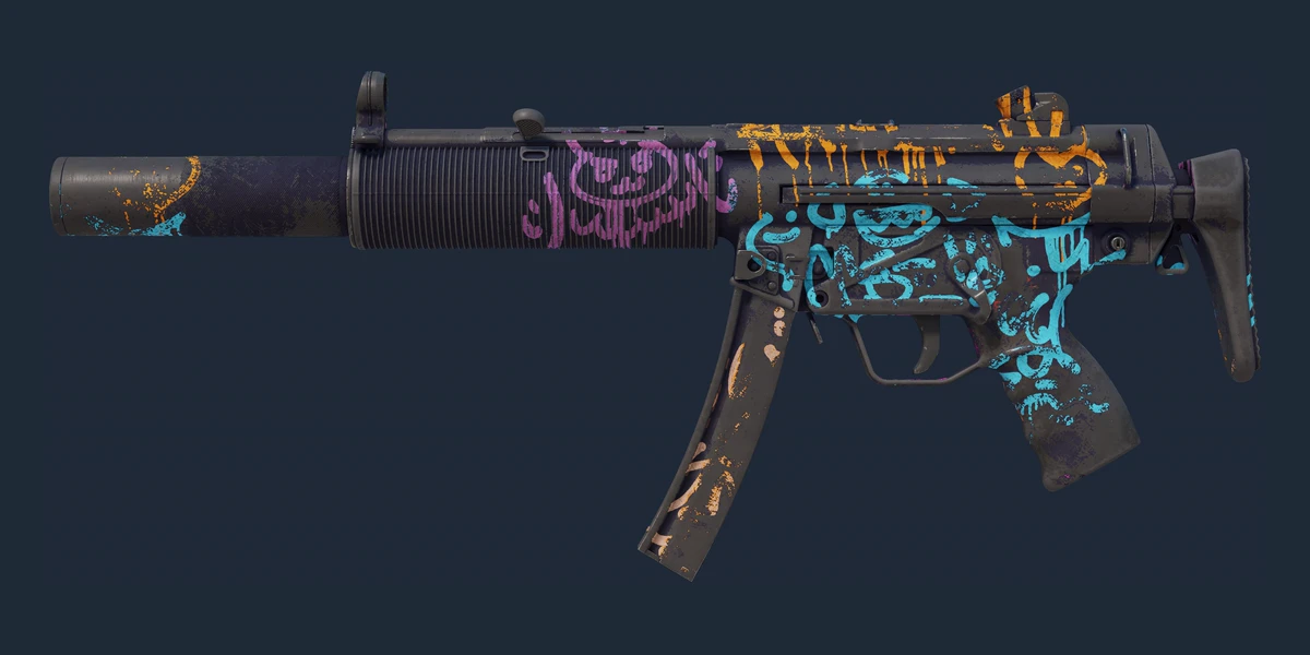 Förhandsvisning av MP5-SD | Neon Squeezer (Stridsärrad)
