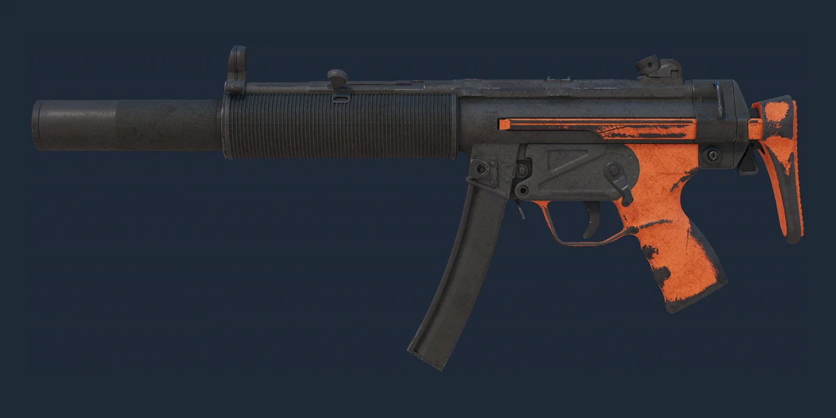 Souvenir MP5-SD | Nitro (Battle-Scarred) preview