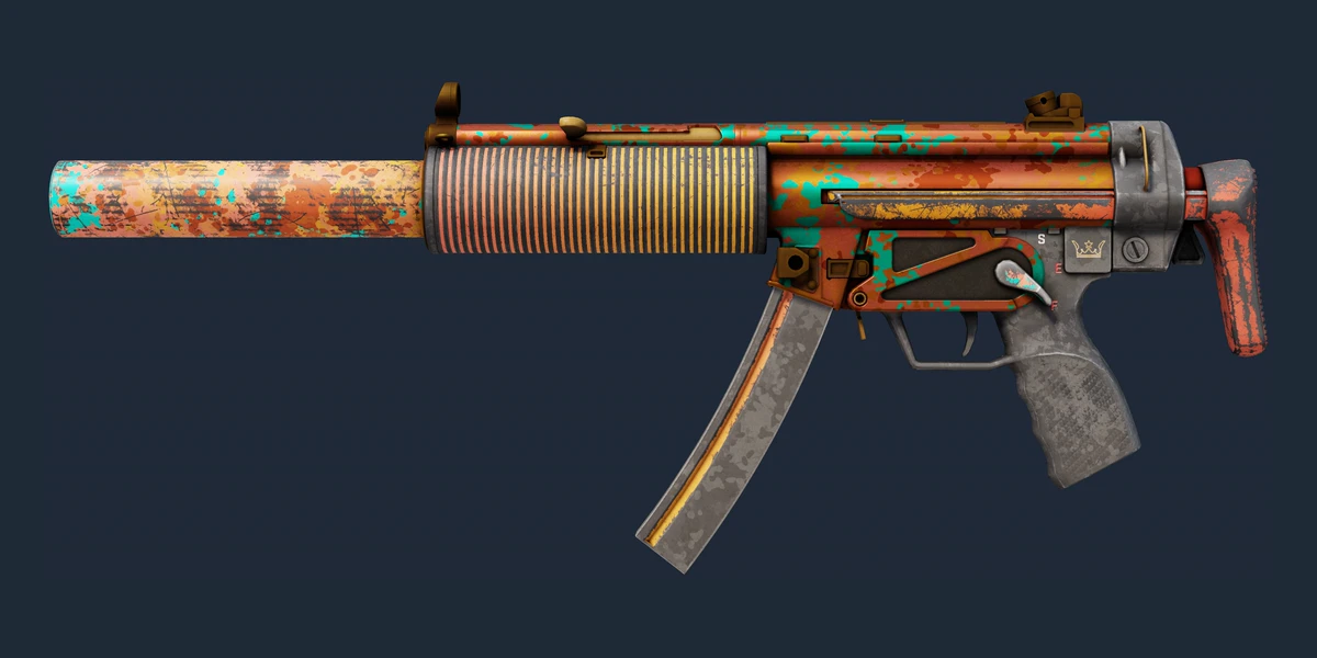 Souvenir MP5-SD | Oxide Oasis (Well-Worn) preview