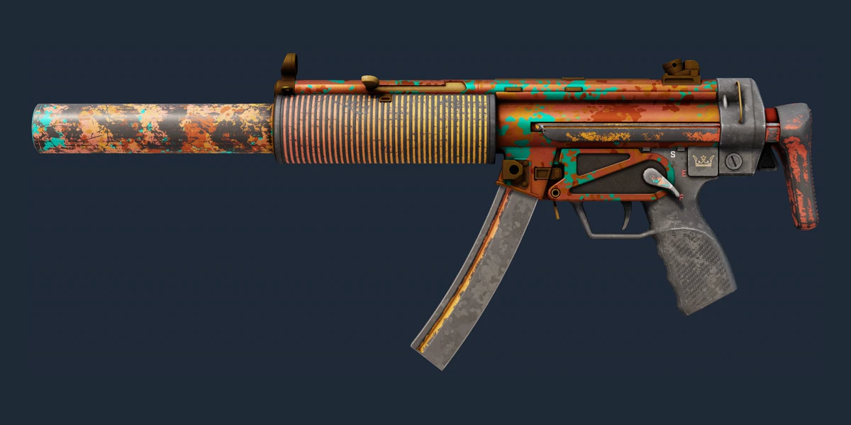 ตัวอย่าง MP5-SD | Oxide Oasis (ถลอกปอกเปิกจากการรบ)