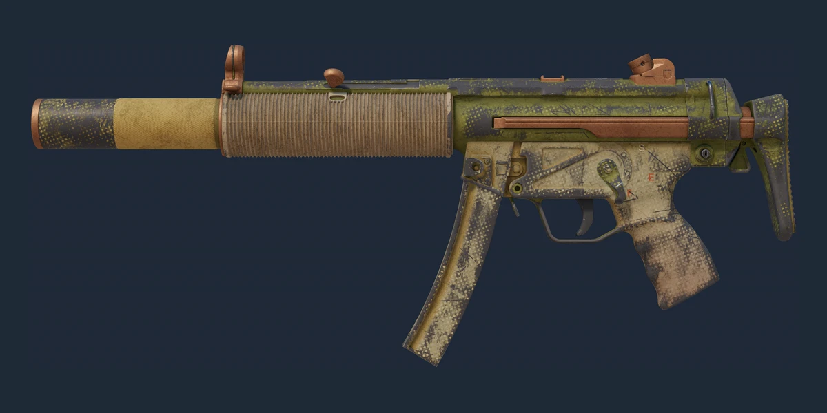 Souvenir MP5-SD | Savannah Halftone (Battle-Scarred) preview