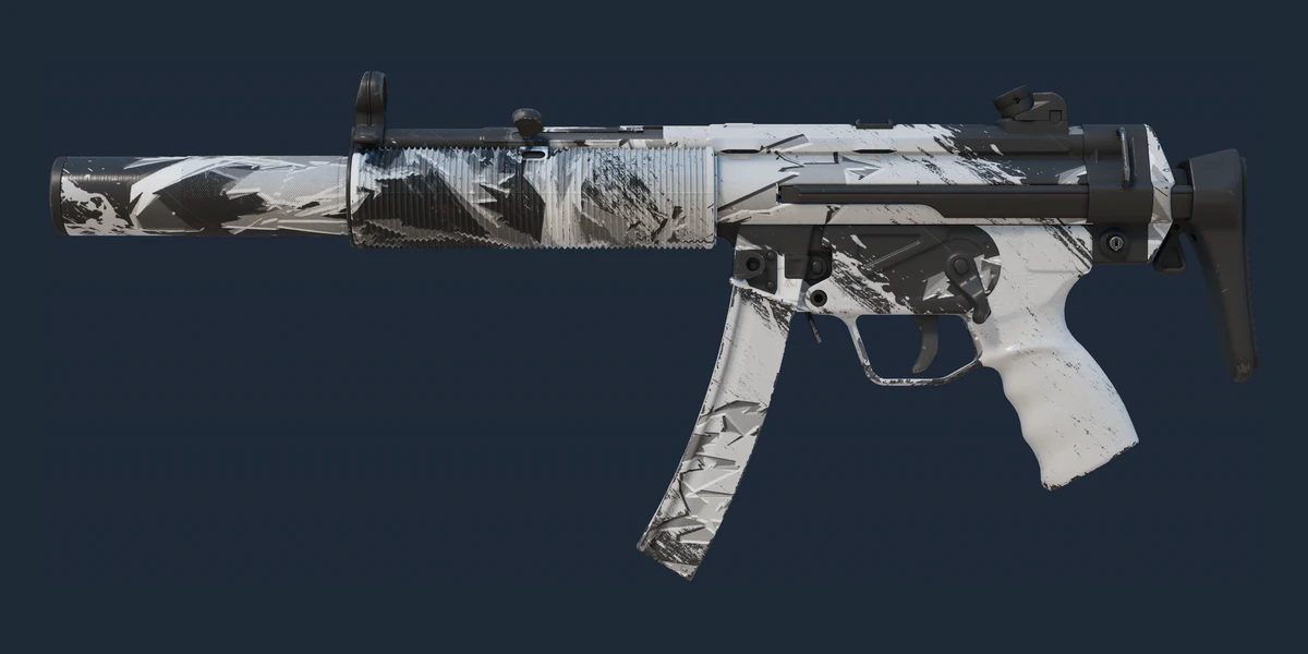 Pré-visualização de MP5-SD | Snow Splash (Com Pouco Uso)