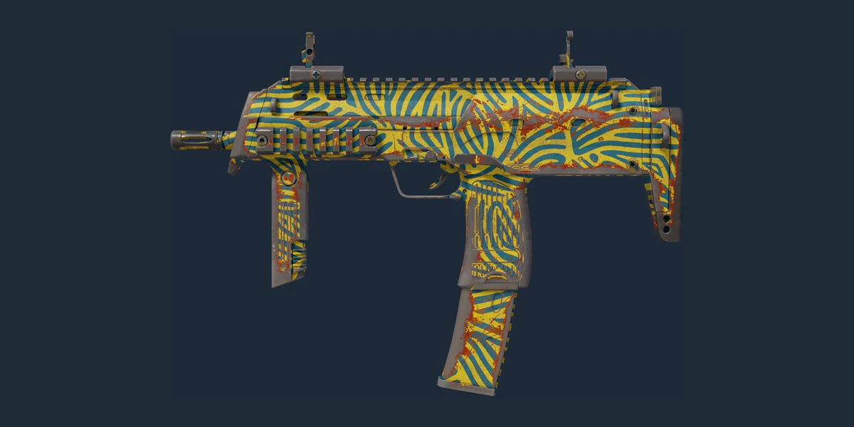 Souvenir MP7 | Akoben (Well-Worn) preview