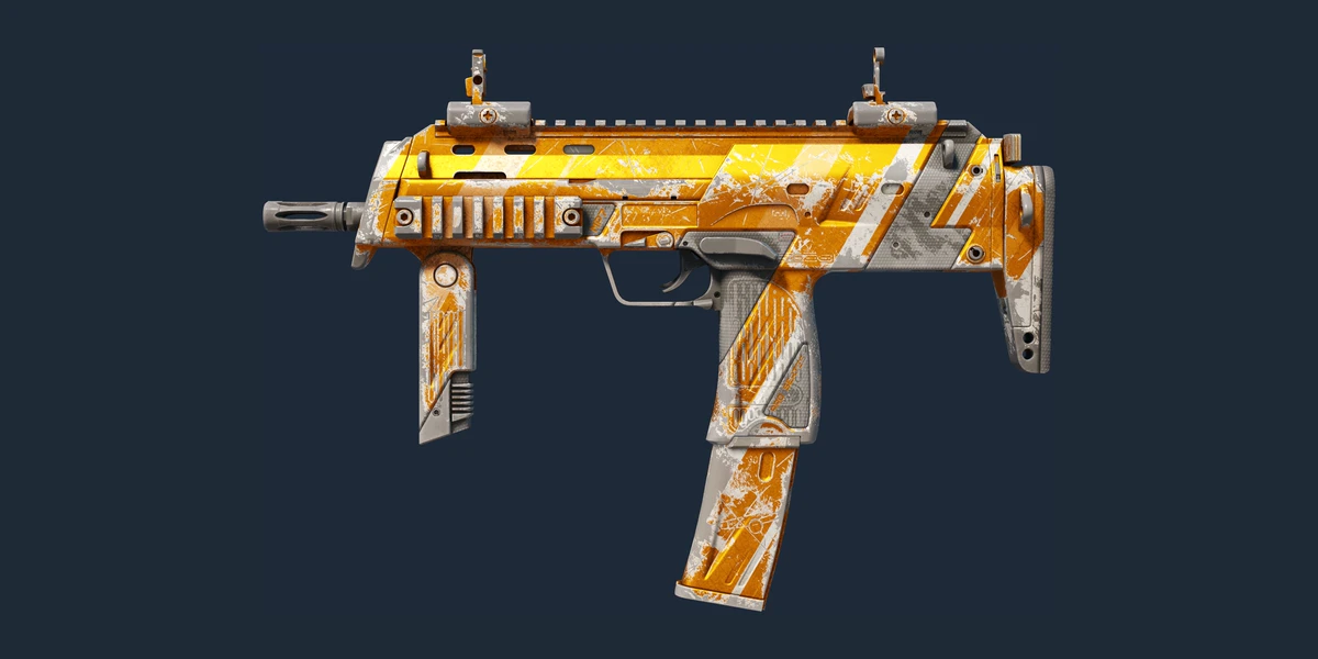 StatTrak™ MP7 | Amberline (Battle-Scarred) preview