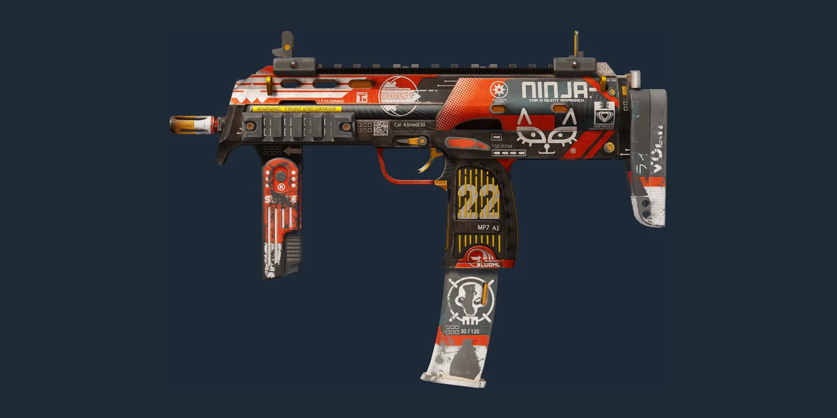 Souvenir MP7 | Bloodsport (Well-Worn) preview
