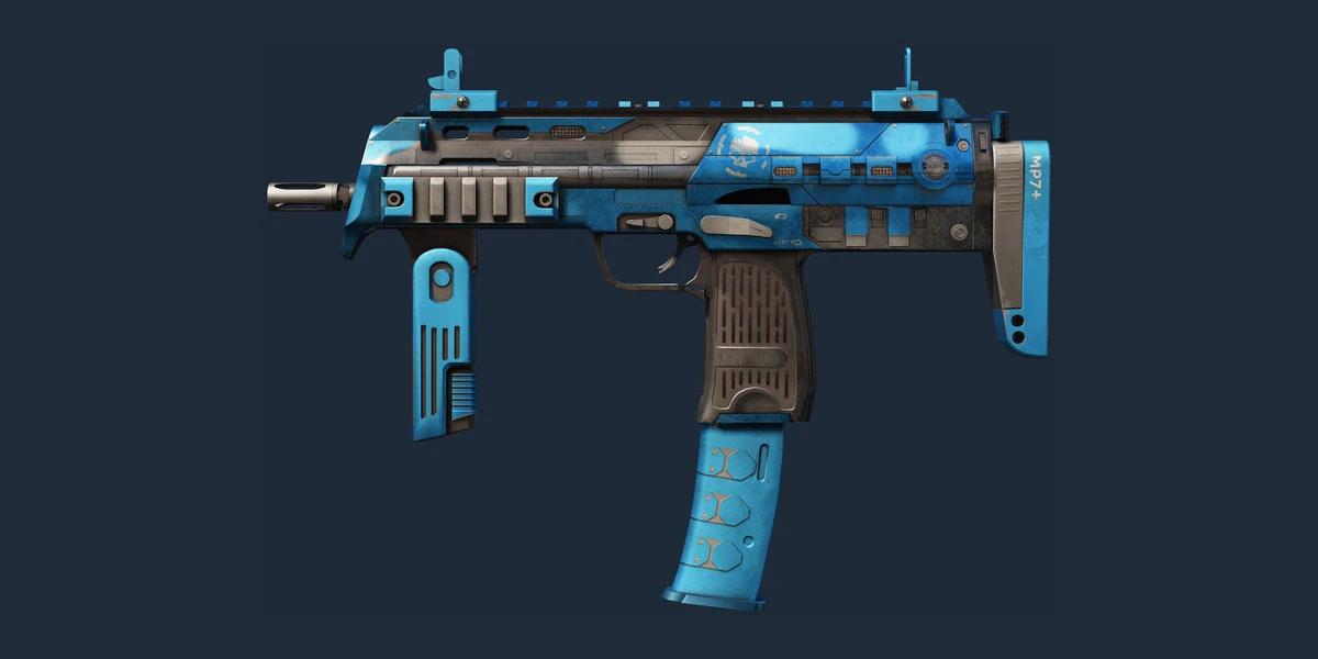 Vorschau von MP7 (StatTrak™) | Zirruswolke (Abgenutzt)