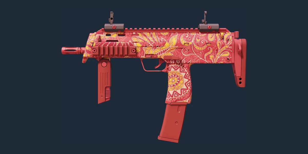 Náhled: MP7 | Coral Paisley (Zbrusu nový)