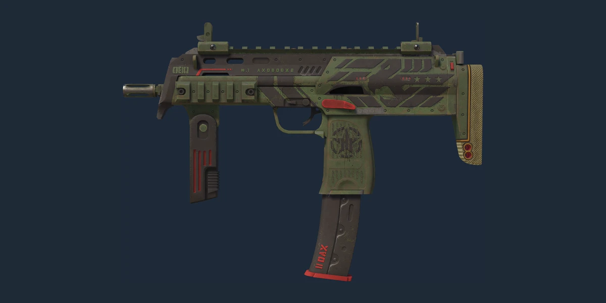 Souvenir MP7 | Guerrilla (Well-Worn) preview