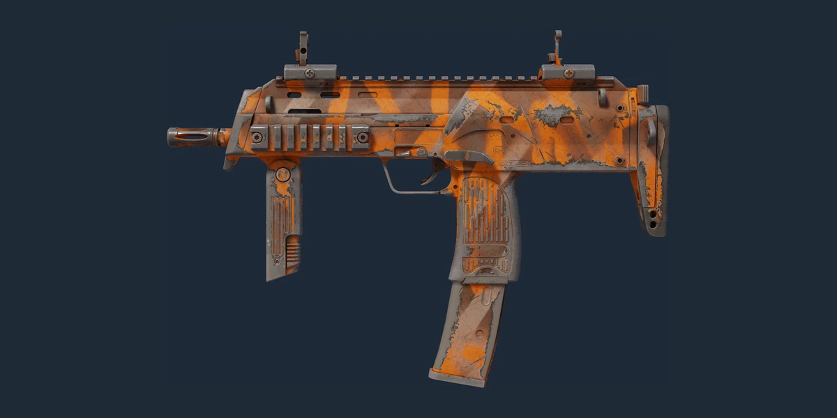 Forhåndsvisning af MP7 | Orange Peel (Meget slidt)