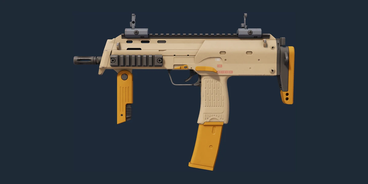Náhled: MP7 | Short Ochre (Lehce opotřebený)