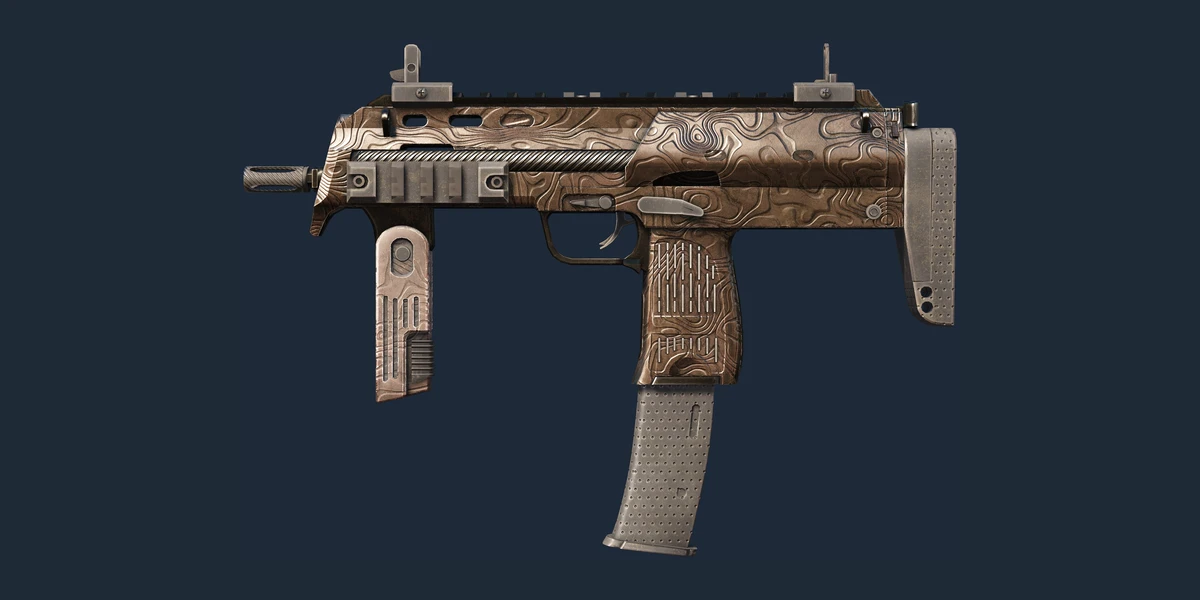 Podgląd: MP7 (pamiątka) | Wypalony w słońcu (po testach bojowych)