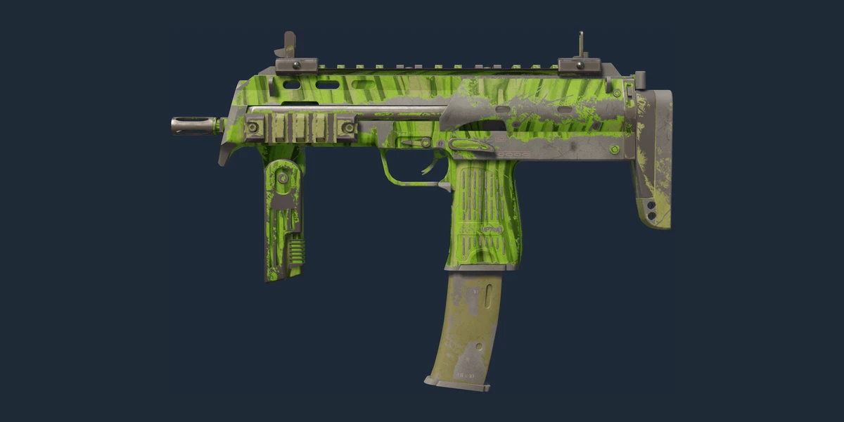 Souvenir MP7 | Tall Grass (Well-Worn) preview