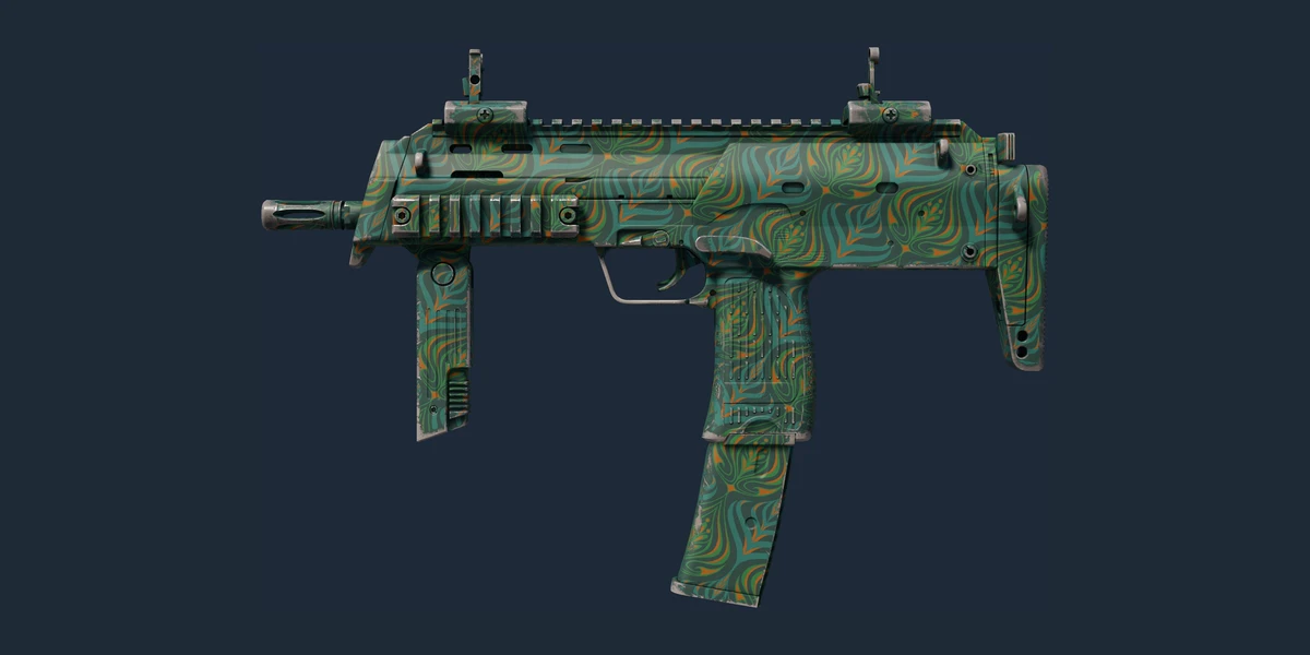 Podgląd: MP7 | Turkusowy rozkwit (lekkie zużycie)