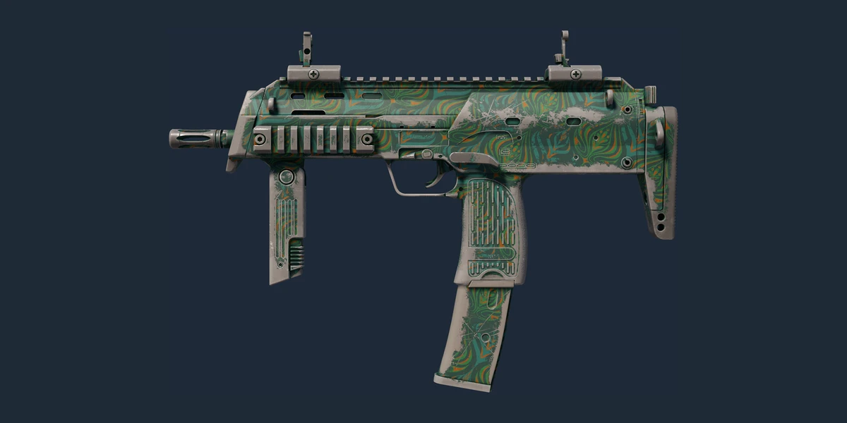 Previzualizare MP7 | Teal Blossom (Deteriorată)