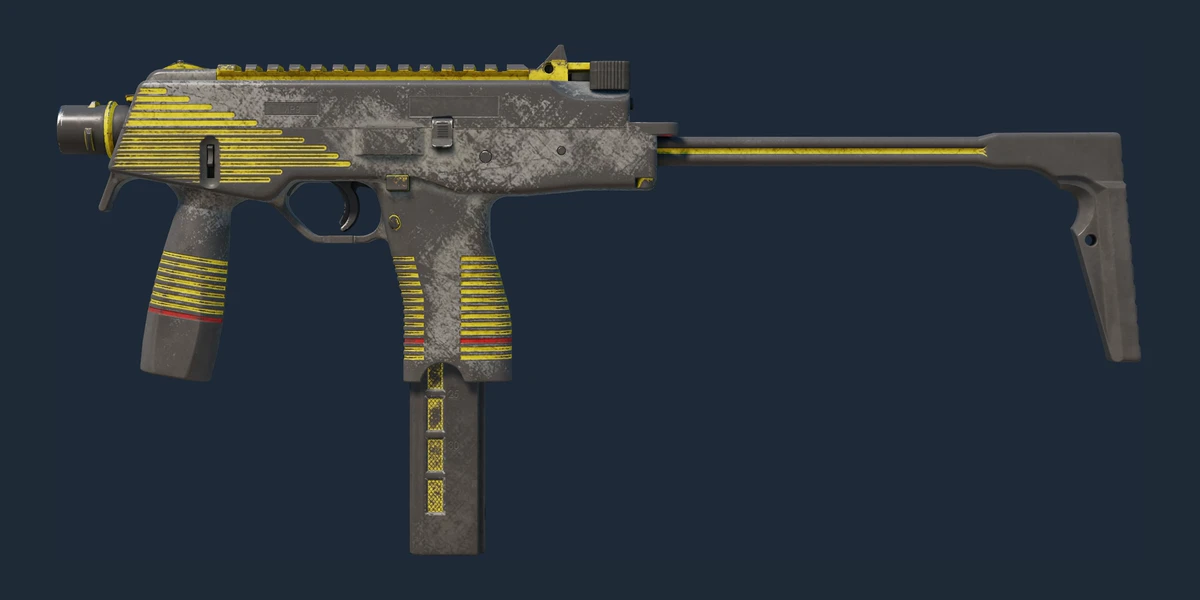 MP9 | Bee-Tron (Battle-Scarred) preview