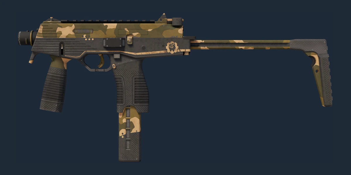 StatTrak™ MP9 | Black Sand (Well-Worn) preview