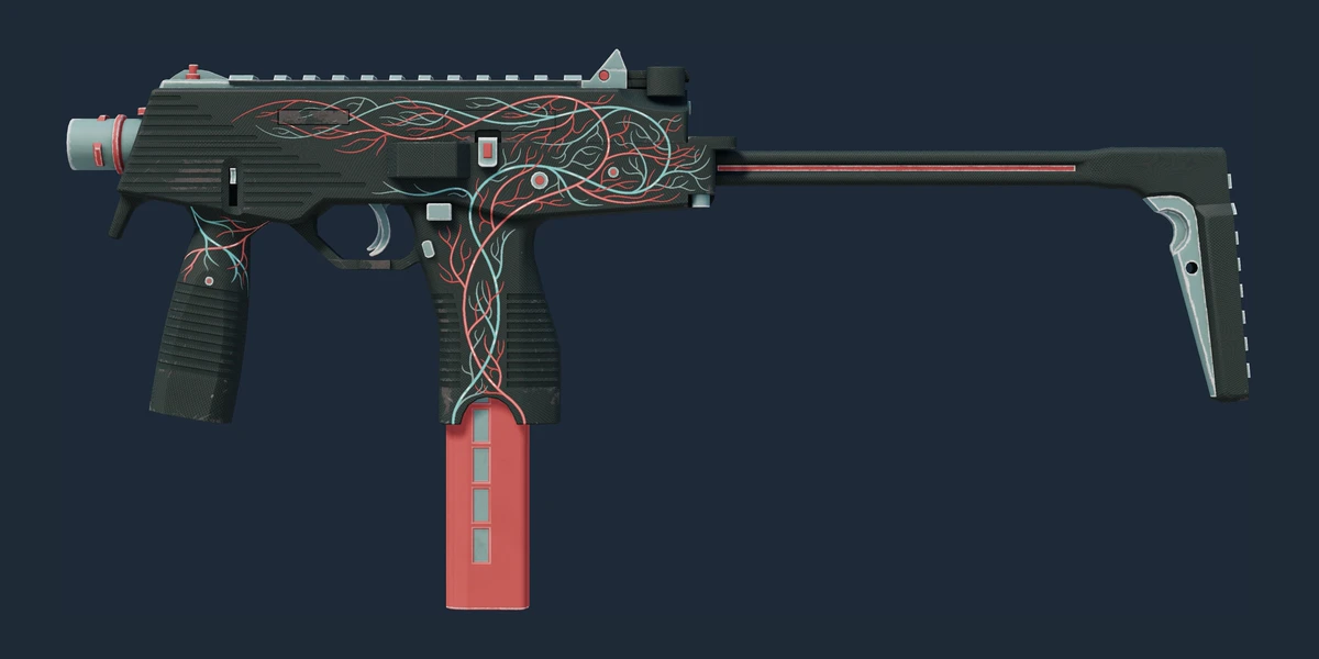 Souvenir MP9 | Capillary (Minimal Wear) preview