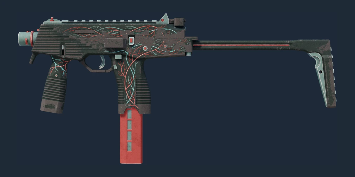 StatTrak™ MP9 | Capillary (Battle-Scarred) preview