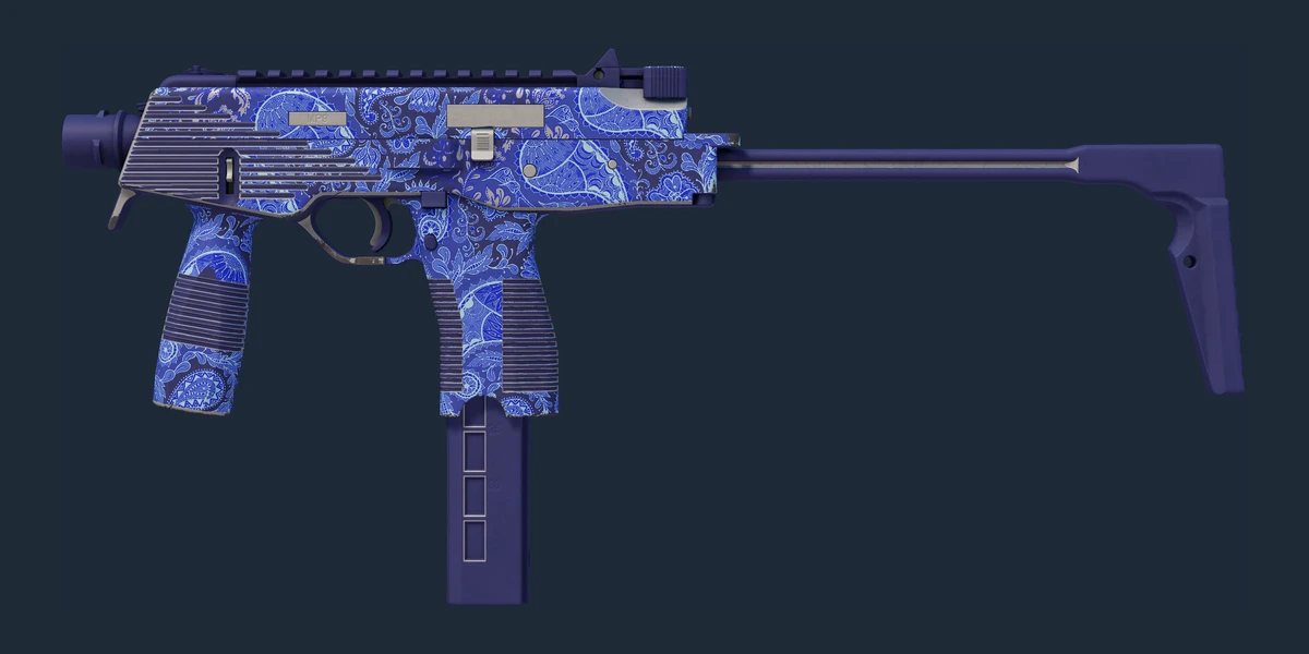 MP9 | Cobalt Paisley (Minimal Wear) preview
