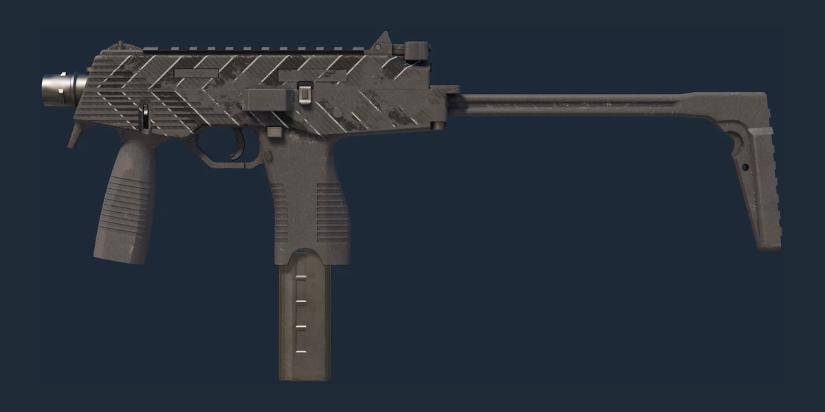 Náhled: MP9 (StatTrak™) | Dart (Poničený bojem)