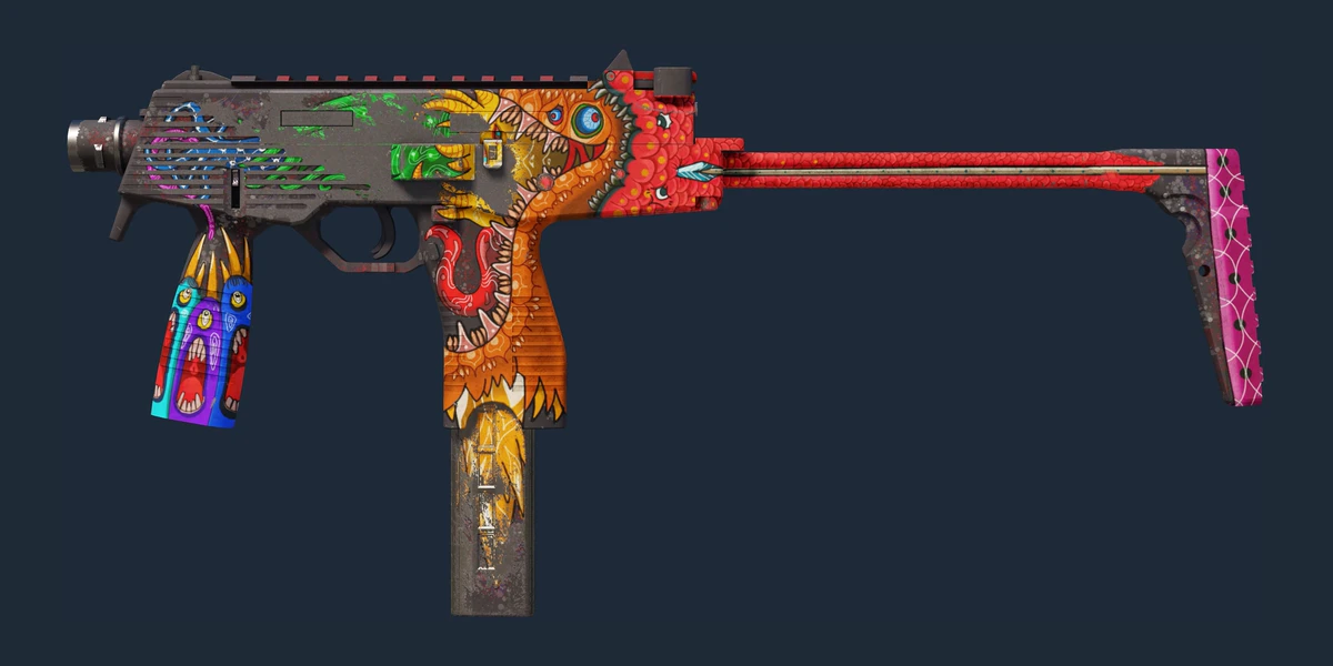 MP9 | Food Chain (Battle-Scarred) preview