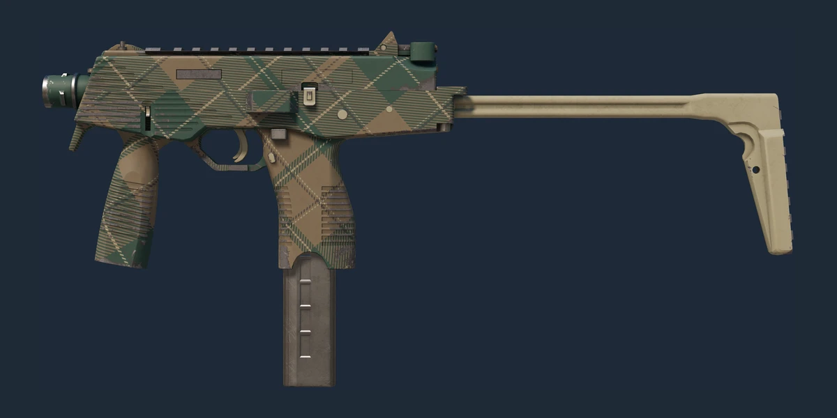 MP9 | Green Plaid (Minimal Wear) preview