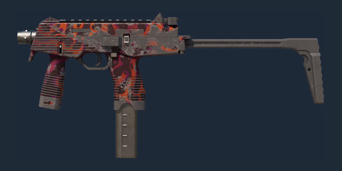 StatTrak™ MP9 | Ruby Poison Dart (Battle-Scarred) preview